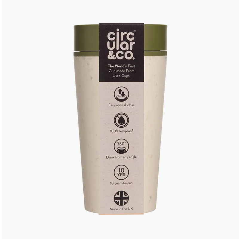 Circular and Co rCUP 12oz Cream/Green